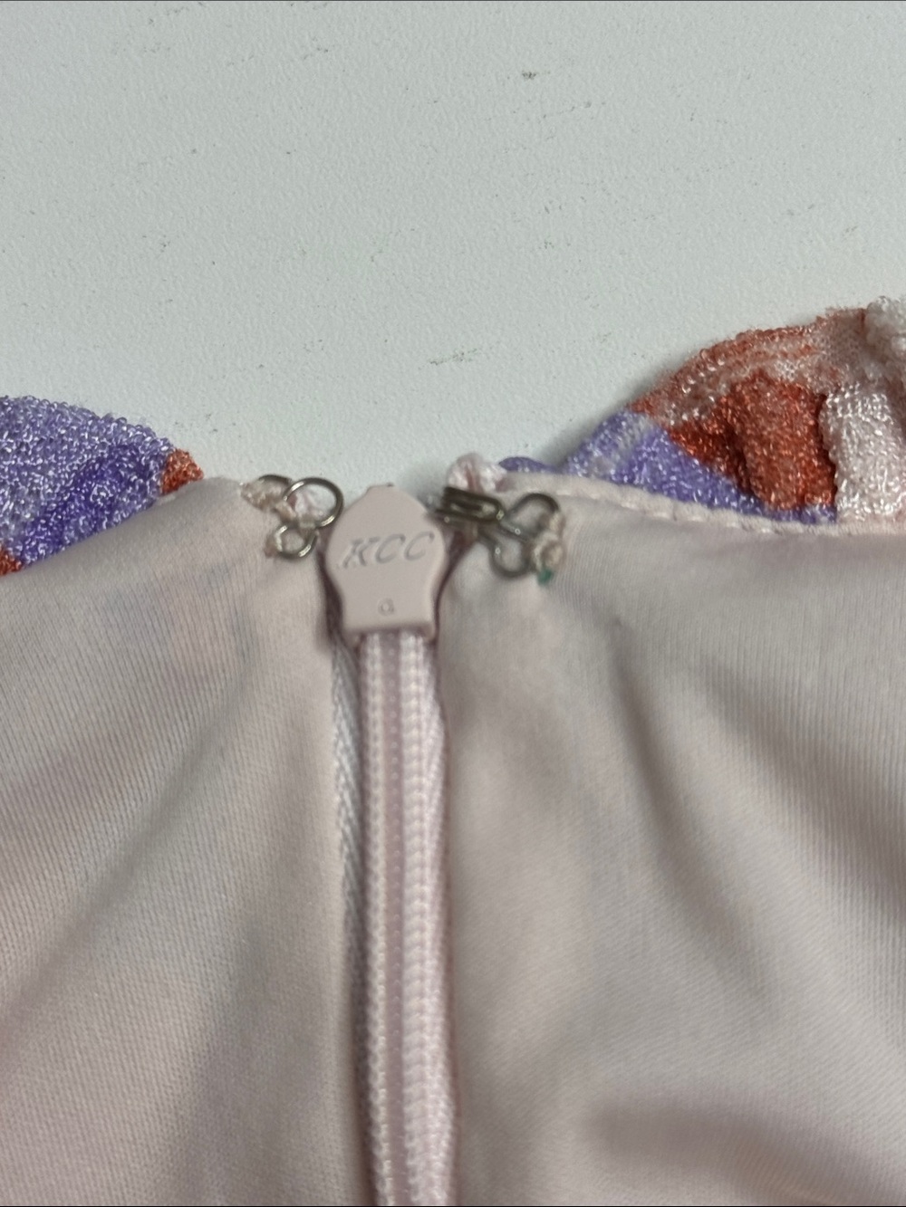 Slate & Willow Pastel Geometric Bustier Flounce Hem Midi Dress - Picture 7 of 11